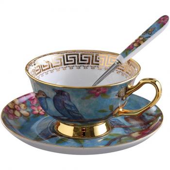 Taza de Café con Platillo y Cuchara