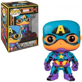 Figurine Funko Pop Captain America Lumière Noire Édition Spéciale