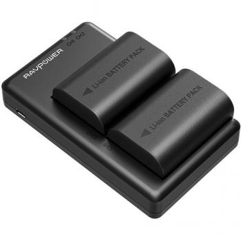 Canon 5D Mark III LP‑E6 Dual‑Pack 2000 mAh Battery & Charger Kit