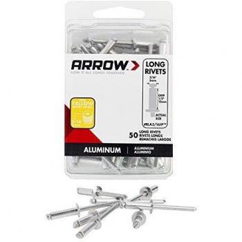 Arrow RLA 3/16IP Aluminium Rivets 3/16in Long Pack of 50