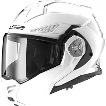 LS2 FF901 Advant X Solid Klapphelm Weiss M