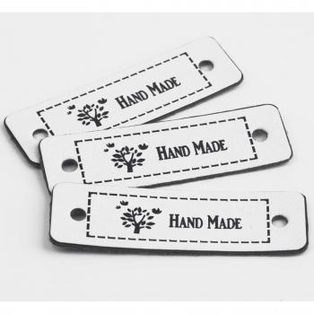 12pcs Handmade Leather Labels