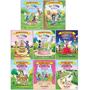 Rainbow Magic Beginner Readers 8 Book Set Daisy Meadows For Early Readers Fairy Tales Series