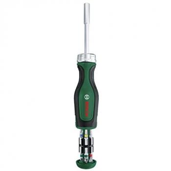 Bosch Tournevis à cliquet 1600A02BX2 – Kit de 12 embouts noirs