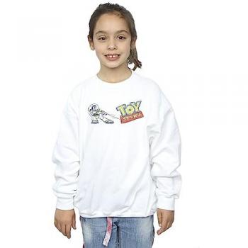 White Girls’ Toy Story Buzz Sweatshirt