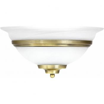 Altmessing Wandlampe mit LED
