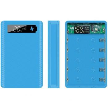 Carcasa de banco de energía 15000mAh con cargador de batería