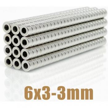 Anneau Aimanté 6x3 Terres Rares