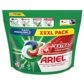 Ariel Extra Clean kapsle na praní, 52 ks