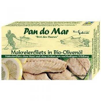 Filetes de Caballa en Aceite de Oliva 120 g Pan Do Mar
