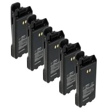 Kit Batterie Icom BP-280LI – 5 pièces (2250 mAh, 7,4 V Li‑ion), clip de ceinture