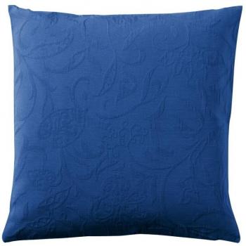 Pichler Kissenhülle Cordoba 40×40 cm – Bügelfreie Stoffhülle in Blau (Einzel)