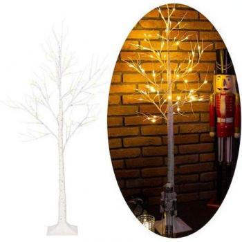 Luce LED Betulla: Albero di Natale 210 cm