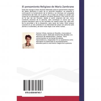 El pensamiento Religioso de María Zambrano: María Zambrano: El amor y la misericordia, camino para salir de la oscuridad y de la dispersión