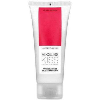 Mixgliss Lubrifiant à Base d'Eau au Goût de Fraise 70ml