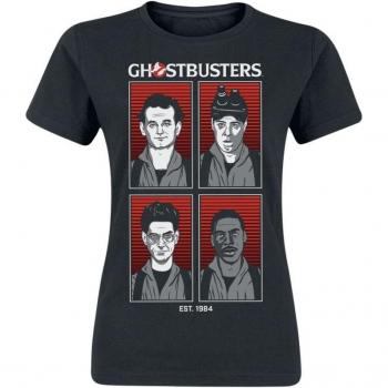 Original Team Ghostbusters – T‑shirt femme noir – Manches courtes – S à XXL – SOS Fantômes