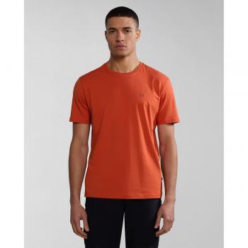 Camiseta Napapijri Salis manga corta naranja oscuro