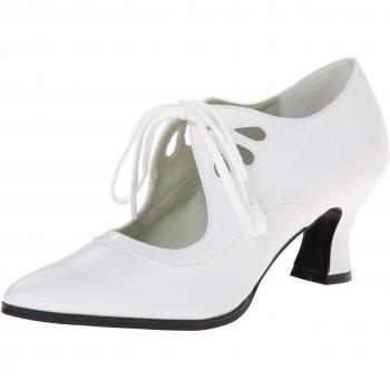 Funtasma VICTORIAN-03 WHT Pu Damenstiefel UK 7