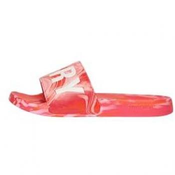Superdry Marble Pool Damen Schlappen rot/weiß