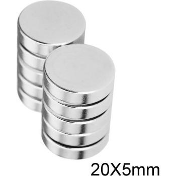 Aimants néodyme disques 20 mm x 5 mm