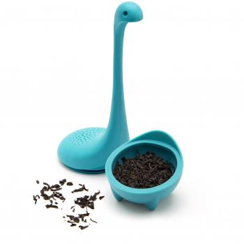 Ototo Baby Tee‑Ei „Nessie“ – Silikonblau 14,5 × 5 × 5 cm