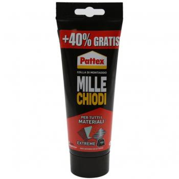 Adesivo di montaggio Pattex Millechiodi forte e rapido 250 g