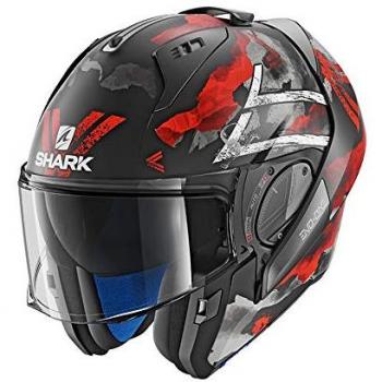 Schwarzer/Weißer/Rotter Klapphelm Evo-One 2 – Größe M, KWR zertifiziert