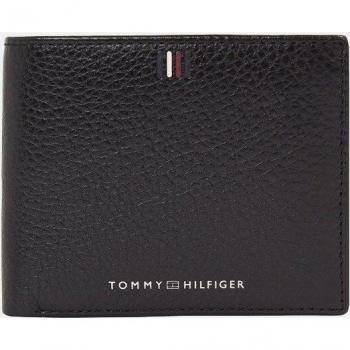 Cartera de piel con firma TH
