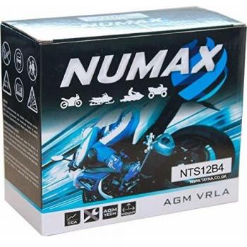 Moto Batterie Numax YT12B-4 12V 10Ah AGM