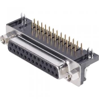 D-Sub 9-Pin Angled Socket Connector