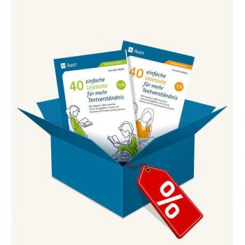 Auer Verlag Paket: 40 einfache Lesetexte für mehr Textverständnis