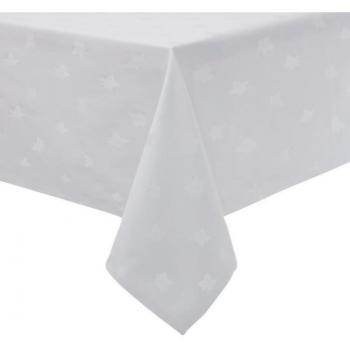 Mitre Luxury Luxor GW455 Tablecloth Ivy Leaf White 900 x 900mm