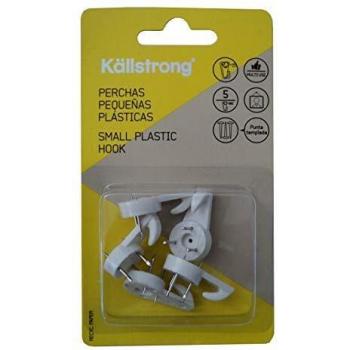 Percha de plástico 3 clavos blister-5