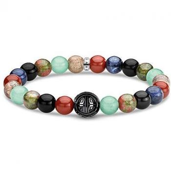 Pulsera de plata con diseño multicolor Thomas Sabo