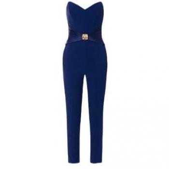 L Blue Classic Trousers & Jumpsuit Set