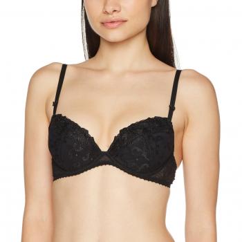 Aubade Damen-BH Wandering Love, Schwarz Noir, 90E