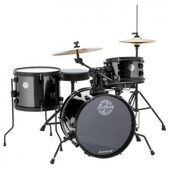 Ludwig Pocket Kit in Black Sparkle, Questlove Collection & Free Lessons