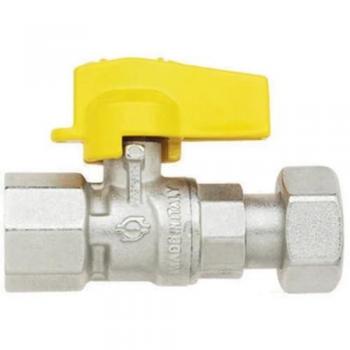 Vanne à sphère avec levier gaz 1/2 x 3/4