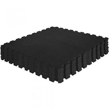 Black EVA Foam Floor Tiles Set of 8