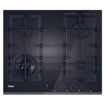 HAVG6BF4TBPB 60 cm Black Gas Hob – Haier