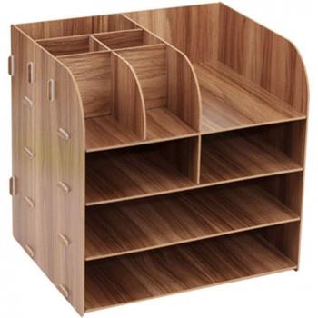 Organizador de archivos de madera para oficina