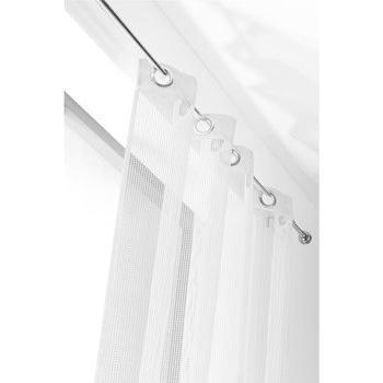 Linder FILET Sheer Curtain Panels White