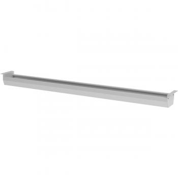 Goulotte à câbles rabattable Upper Desk 160 cm argent