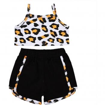 Set de Ejercicio Juvenil Estampado Leopardo