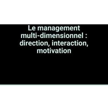 Le Management Multi-Dimensionnel. Direction