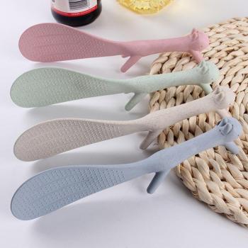 Squirrel-Shaped Handle Rice Paddle