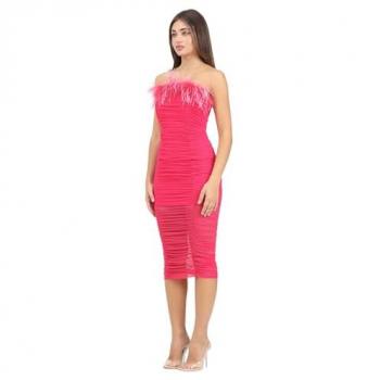 Midsize Fuchsia Chic Dress – Patrizia Pepe