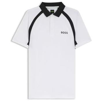 Hugo Men's White Polo – Size L, Slim Fit