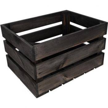 Dekorative Apfelkiste aus Holz