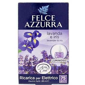 6‑er-Pack Felce Azzurra Lavendel & Iris Refill für elektrischen Raumduft, 20 ml